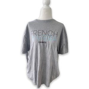 French Riveria tshirt short sleeve grey comfy